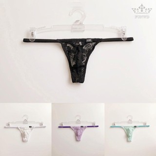 【FUNWD】Men Thong Briefs Pouch Sexy Underwear Breathable Bulge Pouch Low Waist