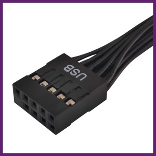 สายเคเบิลต่อขยายเมนบอร์ดคอมพิวเตอร์ USB 9-pin กันน้ํา พับได้ มั่นคง