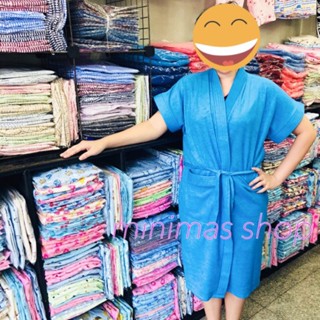 ผ้าเช็ดตัวและชุดคลุมอาบน้ำ (พร้อมส่ง) new 👘 ROBE ชุดคลุมอาบน้ำ ญ/ช ใช้ดีมาก 150  (แบบสีพื้น) มีหลายสีจ้า