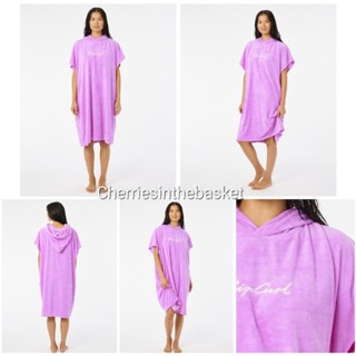 ผ้าเช็ดตัวและชุดคลุมอาบน้ำ [ลิขสิทธิ์แท้] RIPCURL PONCHO HOODED TOWEL ชุดคลุม ผ้าเช็ดตัว ผ้าขนหนู ฮู้ด SURF HOODED