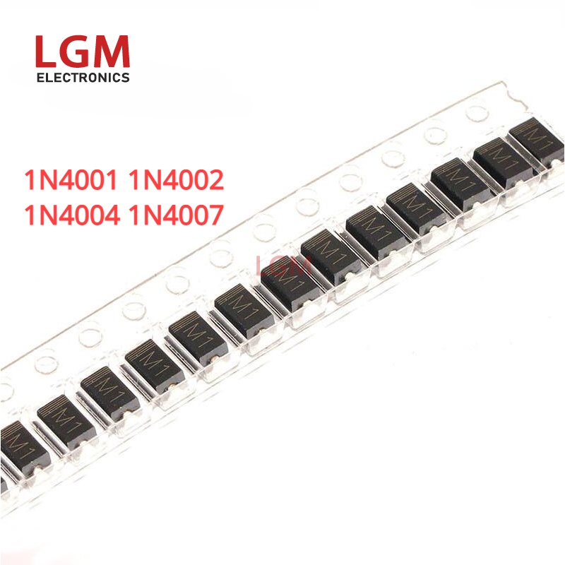 200 ชิ้น/100 ชิ้น Original M1 M2 M4 M7 SMD ไดโอด SMA 1N4001 1N4002 1N4004 1N4007