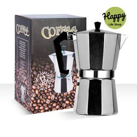 เครื่องใช้ไฟฟ้าขนาดเล็ก ชุดทำกาแฟหม้อต้มกาแฟ พร้อมใช้งาน Mocha Moka Pot Nespresso 3/6/9 ถ้วย ชุดออกร้าน ชุดของขวัญ