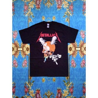 พร้อมส่ง ผ้าฝ้ายบริสุทธิ์ 🎸METALLICA เสื้อวง Metallica สินค้านำเข้า การเปิดตัวผลิตภัณฑ์ใหม่ T-shirt