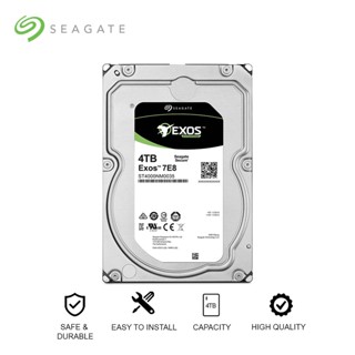 Seagate Exos ฮาร์ดไดรฟ์เอนเตอร์ไพรส์ ST400NM0035 7E8 4TB 512n SATA 128MB Cache 3.5 นิ้ว