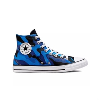 Converse รองเท้าผ้าใบ Sneakers CTAS REFLECTIVE CAMO HI BLUE/BLACK ผู้ชาย สีน้ำเงิน/สีดำ - 172172CH1BLBK