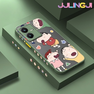 เคสโทรศัพท์มือถือ ซิลิโคนใส กันกระแทก ลายการ์ตูนชินจังซน สําหรับ VIVO Y22 Y22s