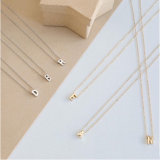 Europe and the United States popular simple everything matching personality letter clavicle chain necklace female letter pendant necklace
