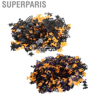 Superparis Halloween Table Scatter Confetti  Foil Metallic Sequins Halloween Confetti 200g Party Decor Pvc Material  for Horror Parties