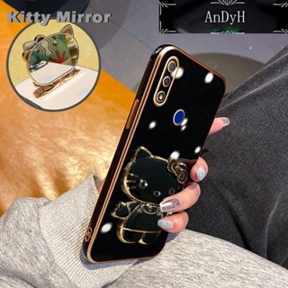 Andyh เคสโทรศัพท์มือถือ แบบกระจก พับได้ ลายการ์ตูน Hello Kitty สําหรับ Honor X10 9x Pro