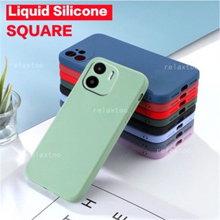 Redmi A2 + สี่เหลี่ยม ของเหลว เคสโทรศัพท์มือถือ สําหรับ Redmi A1 A2 Plus A1Plus A2Plus A1 + A2 + RedmiA1 RedmiA2 แฟชั่น ซิลิโคน เคสโทรศัพท์คู่ กันกระแทก นิ่ม TPU ป้องกันกล้อง เคสด้านหลัง