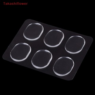 (Takashiflower) 6 Pcs Drum mute pad silicon gel muffler percussion instrument silencer practice