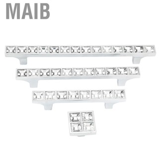 Maib Elegant Bright Chrome Cabinet Door Handle  Durable Wardrobe Door Handle  Drawers