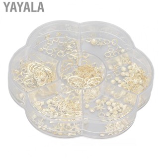 Yayala 7 Grids Nail Sequin Metallic Slice Flakes 3D Nair Art Manicure Decoration Gold