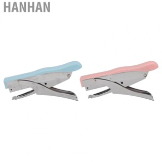 Hanhan Hand Held Stapler  Compact Portable Small Stapler  for School