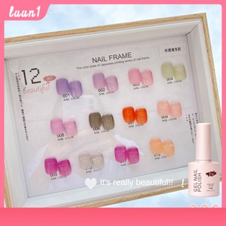 Fn 12สี ยาทาเล็บเจล ยูวีเจล แบบใส เล็บเจล สีสันสวยงาม ยาทาเล็บ สีทาเล็บ สีทาเล็บเจล สีเจลทาเล็บ สุขภาพดี สีเจล เจลทาเล็บ สีเล็บเจล สีเล็บเจลทาเล็บ Cod