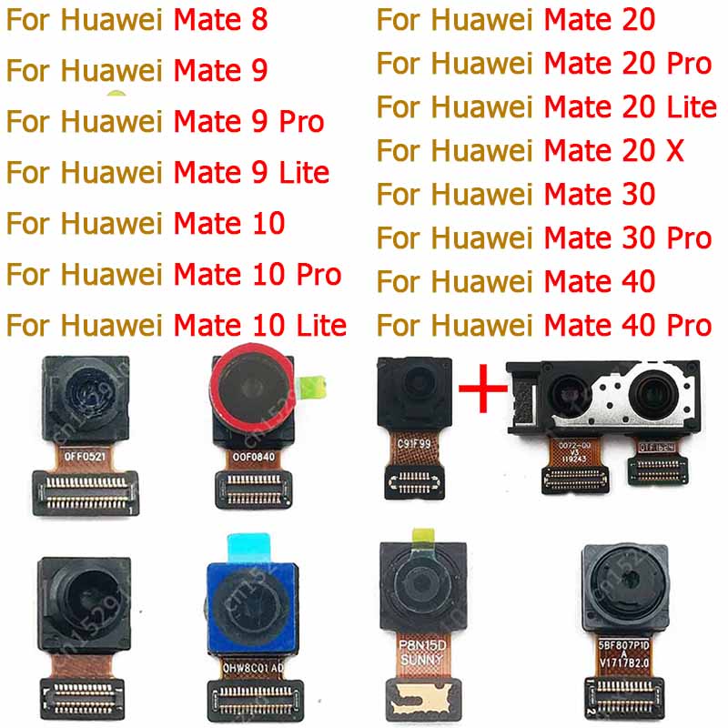 สําหรับ Huawei Mate 8 9 10 20 Lite 30 Pro ของแท้ กล้องหน้า เซลฟี่ หันหน้าไปทาง กล้อง โมดูล อะไหล่เปลี่ยน