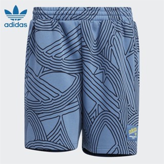 Adidas กางเกงขาสั้นลําลอง ผ้าฝ้าย 100% ปักลายโลโก้ พลัสไซซ์ สําหรับผู้ชาย และผู้หญิง เหมาะกับการเล่นบาสเก็ตบอล