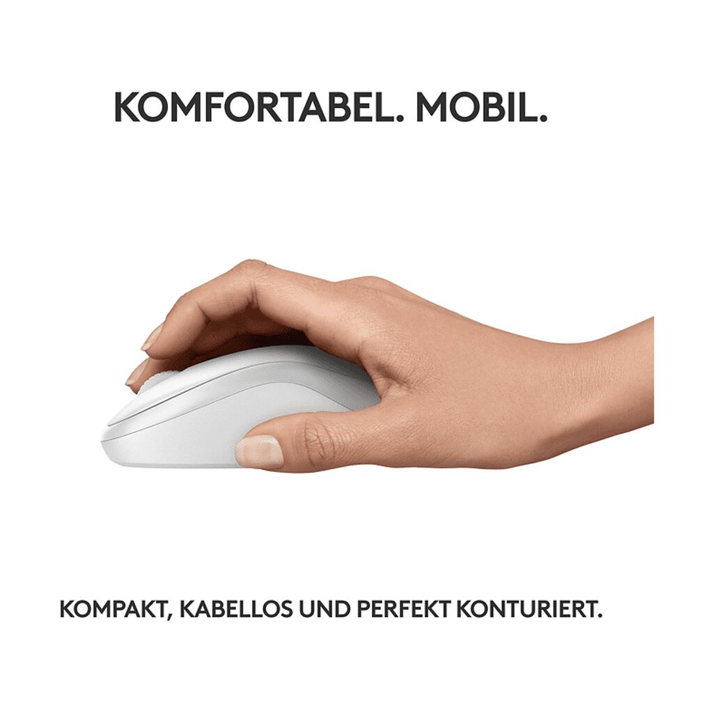 🛵มีส่งด่วน💨 LOGITECH M240 SILENT BLUETOOTH MOUSE OFF WHITE(สีขาว) ประกัน 1 ปี