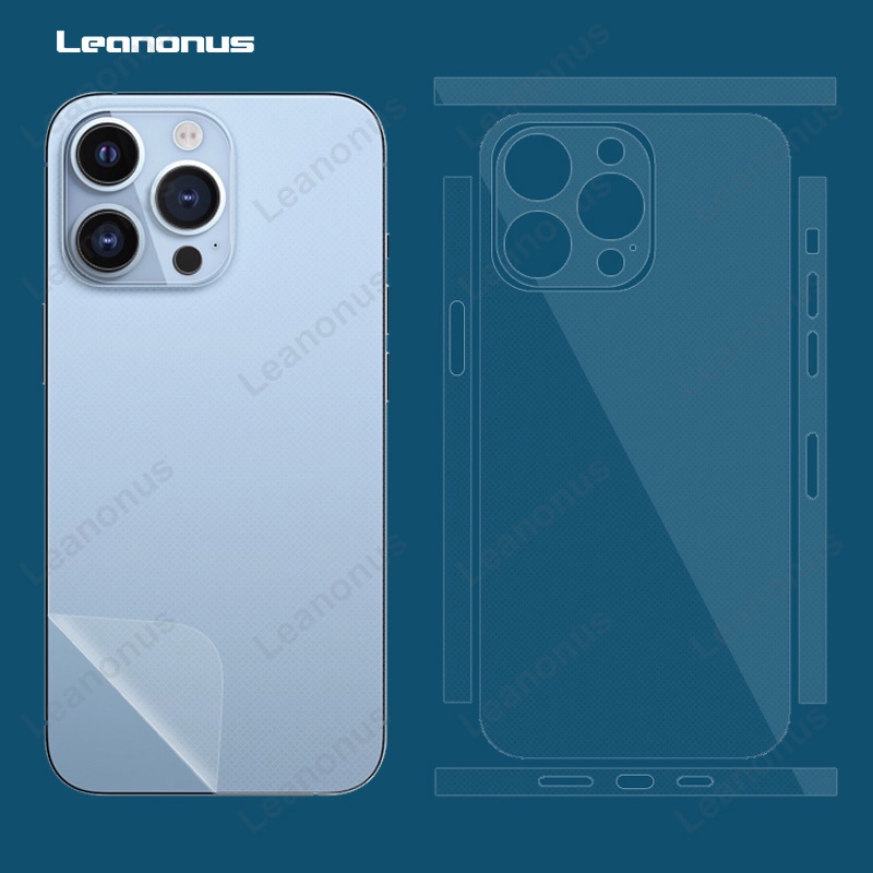 สติกเกอร์ฟิล์มใส ผิวด้าน และใส 3 เมตร กันรอยด้านข้าง สําหรับ iPhone 15 16 17 Pro Max Plus