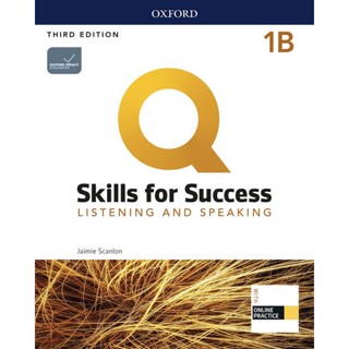 Bundanjai (หนังสือ) Q : Skills for Success 3rd ED 1 : Listening and Speaking : Student Book B +iQ Online Practice (P)