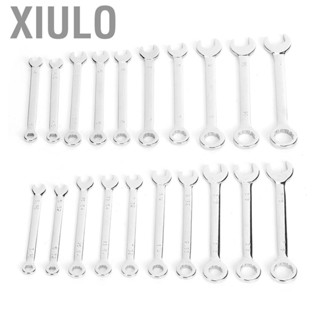 Xiulo Combination Spanner  Dodecagon Pentalobe Opening Quick Disassemble 10Pcs/Set -rust Combination Wrench  Good Toughness Car  for Woodworking