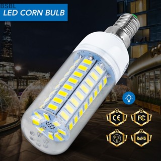 Bsbl E27/E14 หลอดไฟ LED 220V อัจฉริยะ IC เย็น สีขาว ข้าวโพด BL