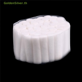 Goldensilver ม้วนผ้าฝ้ายไฟเบอร์ แบบนิ่ม ดูดซับน้ําได้ดี แบบใช้แล้วทิ้ง 10*38 มม. 50 ชิ้น TH