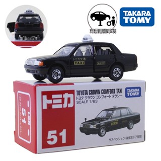 Takara TOMY โมเดลรถยนต์อัลลอย 51 TOYOTA taxi TOYOTA