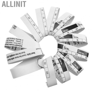 Allinit Flexible Curve Tape Horse Measuring Safe for Farm Two Sided Size Chart