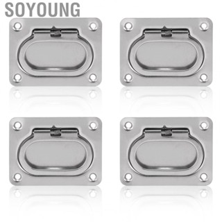 Soyoung Hatch Pull Lift  4Pcs 316 Stainless Steel Pretty Decor Flush Ring Pull  for RV