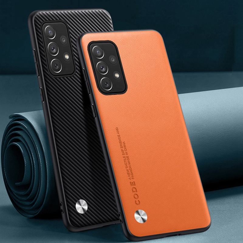 สําหรับ Samsung Galaxy A52s A52 A72 A42 A32 A22 A12 5G กันกระแทกหรูหรา Matte PU หนังธุรกิจกรณี