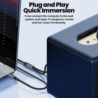 Toocki RCA สายเคเบิลแจ็คเสียง 3.5 มม. เป็น 2RCA ตัวผู้ สําหรับสมาร์ทโฟน เครื่องขยายเสียง โฮมเธียเตอร์ กล่องทีวี PC HiFi AUX