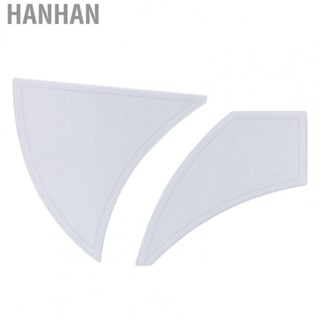 Hanhan Acrylic Sewing Ruler  Twisted Pinwheel Template Lightweight  for Cutting Cloth