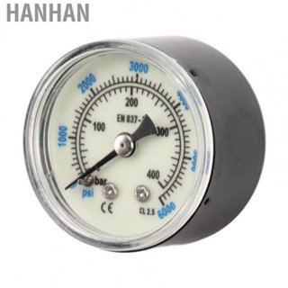 Hanhan 6000 Psi Pressure Gauge  1/8npt CO2 Pressure Gauge Polished  for Factory