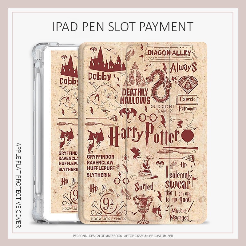 เคส ลายกราฟฟิตี้ Harry Potter สไตล์เรโทร สําหรับ iPad gen7 8 9 mini4 5 6 air4 5 iPad gen10 2022 pro1