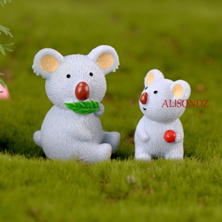 Alisondz โมเดลเรซิ่นรูปหมีโคอาล่าขนาดเล็กสําหรับตกแต่งบ้าน