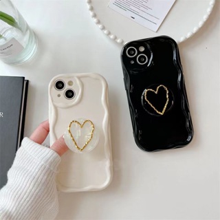 เคสป้องกันโทรศัพท์มือถือ ลายหัวใจ สีทอง สําหรับ Huawei Nova 7 7SE 7i 8 9 9SE 10 Pro 6SE 5T Honor 50 Pro 50SE