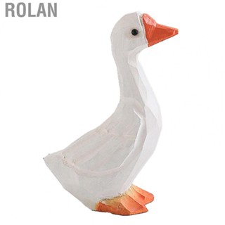 Rolan White Duck Ornament  Shooting Props Compact  for Home