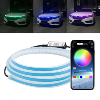 ⚡READYSTOCK⚡Car Hood Light Daytime Running Light Strip Engine Cover Light 12V 1pcs