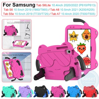 เคส EVA กันกระแทก พร้อมขาตั้ง PC สําหรับ Samsung Tab A8 10.5 นิ้ว X200 X205 A7 T500 S6 lite 10.4 นิ้ว P610 P615 S6 S5e