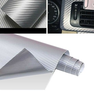 ⚡READYSTOCK⚡Car Carbon Fiber Sticker Sticker Vinyl 127 X 30cm 50x12Inch Carbon Fiber