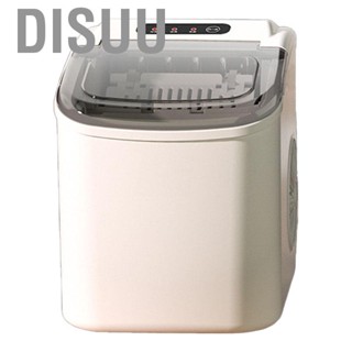 Disuu Ice Maker Machine  Countertop Ice Maker CN Plug 220V Low Noise Modern Round Cube  for Dorm