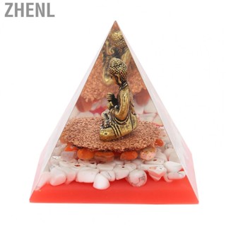 Zhenl Crystal Handicraft Healing Durable Wide Application Spiritual Protect Energy Pyramid Epoxy for Living Room