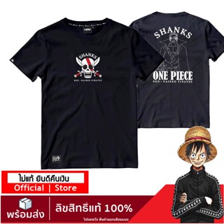 [S-5XL]【ONEPIECE STORE】เสื้อวันพีช ลายลิขสิทธิ์แท้  เสื้อยืดลายการ์ตูน  one piece DOP-1577-BK