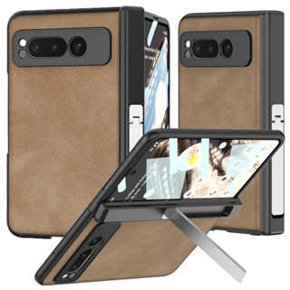 เคสกระเป๋าสตางค์ ฝาพับแม่เหล็ก กันกระแทก พร้อมช่องใส่บัตรเครดิต สําหรับ Google Pixel Fold 2023 2023 5G