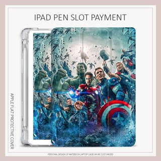 เคส ลาย The Avengers สําหรับ iPad air1 2 3 4 5 mini6 10.2 gen7 8 9 gen10 pro11 2022