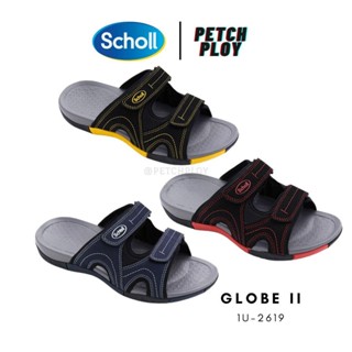 (1U-2619) Scholl รองเท้าสกอลล์ของเแท้ รองเท้าใส่ได้ทั้งผู้ชายและผู้หญิง รุ่น โกลบ2 Globe ll รหัส 1U-2619