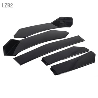 LZB2 5 pcs กันชนหน้า Lip Body Kit Universal Splitter สปอยเลอร์ Diffuser Canard Protector สำหรับรถยนต์