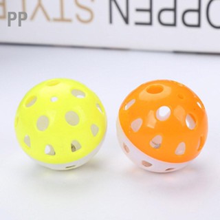 PP 4cm 1PCS ของเล่น Cat Hollow Bell Ball สำหรับ Pet Chew Cage Home Fun