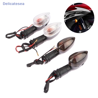 [Delicatesea] หลอดไฟเลี้ยว ไฟกระพริบหน้า และหลัง สําหรับรถจักรยานยนต์ Yamaha R1 R6 XJ6 FZ1 FZ6 FZ8 MT07 09